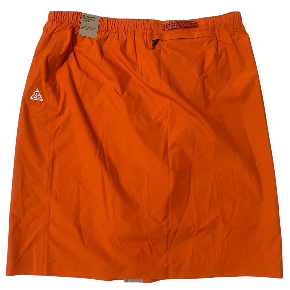 Nike ACG Skirt Women XL Orange New Storm-FIT ADV Packable 20"x27"